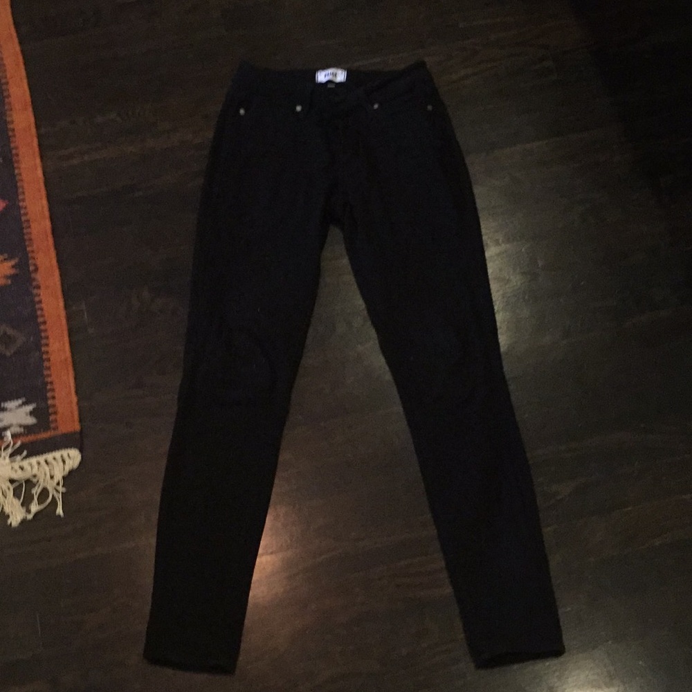Paige Verdugo Ultra Skinny Black Jeans